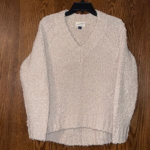 Cream Fluffy Sweater